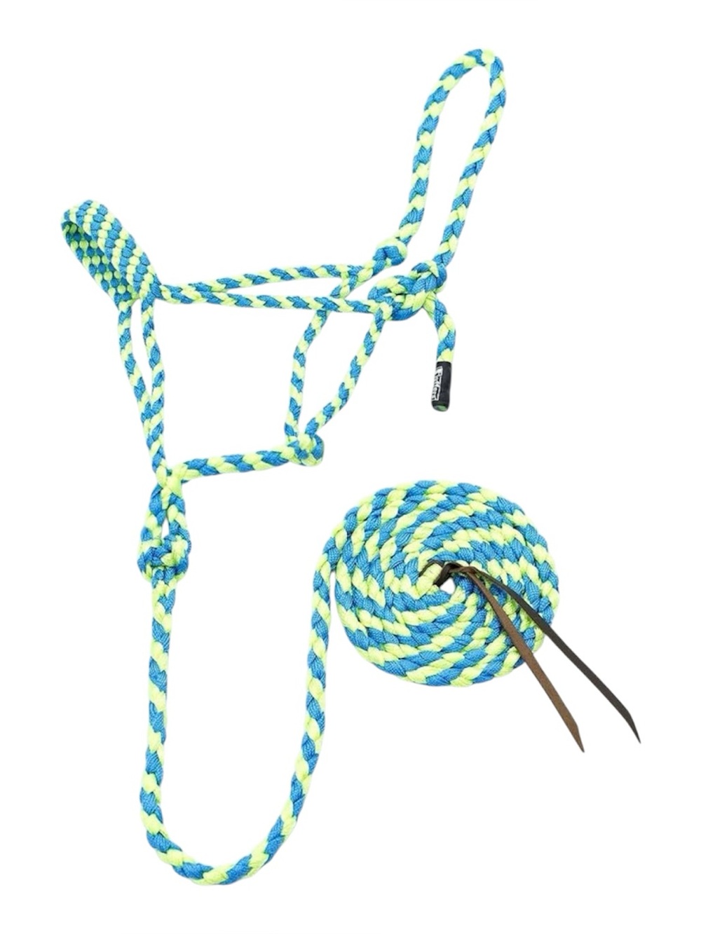 Jeffers Equine Braided Mule Tape Halter with 10' Detachable Lead Rope